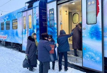 Елордадан Атбасар мен Көкшетауға жүретін жаңа жылдық электропойыз жолға шықты