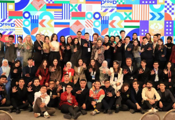 Қазақстандық волонтерлер Ташкенттегі халықаралық форумға қатысып жатыр