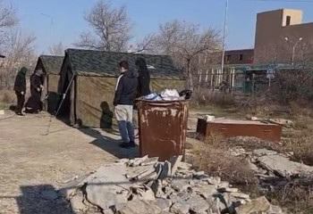 Ақтаудағы ұшақ апаты: мәйіттер палаткаларға орналастырылады