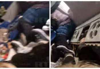 Құлаған ұшақ салонында түсірілген алғашқы видеолар пайда болды