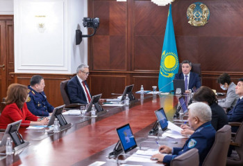 Бектенов қоғамдық қауіпсіздікті қамтамасыз ету тұжырымдамасының маңызын атап өтті