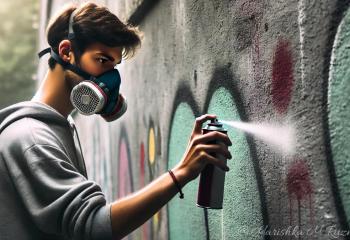 В Астане активизировали борьбу с наркограффити и незаконной рекламой наркотиков