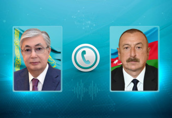 Касым-Жомарт Токаев провел телефонный разговор с Президентом Азербайджана Ильхамом Алиевым