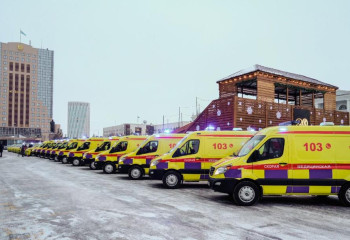 Астанада жедел жәрдем қызметіне 50-ге жуық көлік берілді