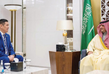 Minister of Interior of Kingdom of Saudi Arabia receives  Ambassador of Kazakhstan