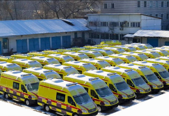 Автопарк скорой помощи Алматы пополнился 48 современными автомобилями
