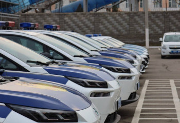 Жамбыл облысында полицейлерге 77 жаңа автокөлік табысталды