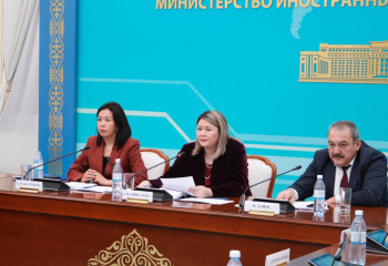 Issues of ecological safety and alignment of human rights indicators and SDGs discussed at Kazakh FM