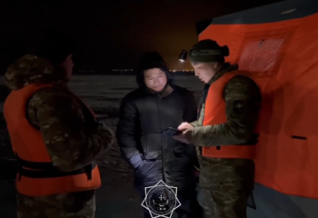 11 нарушителей выведены со льда в рамках рейда на Капшагайском водохранилище