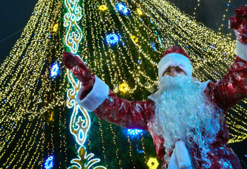 Необычную новогоднюю ночь отпраздновали в Павлодаре