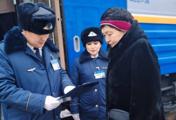 Очередной туристический поезд «Jibek Joly 2.0» отправился с казахстанскими туристами