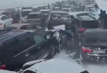 Астана-Петропавл тас жолында жаппай жол апаты болды