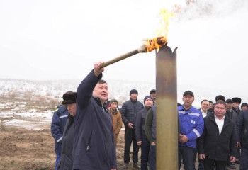 Түркістан облысында бір ауылға көптен күткен газ құбыры тартылды