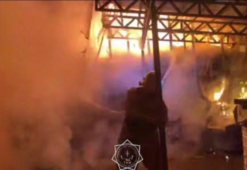 Талғар қаласындағы өрт сөндірілді