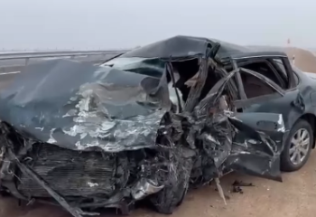 Смертельное ДТП произошло на трассе в Алматинской области