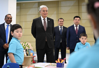 President of Kazakhstan visits KIS Astana international school
