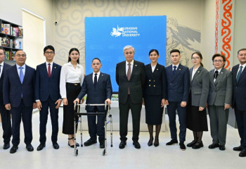 Президент побеседовал со студентами Евразийского национального университета им. Л.Н. Гумилева