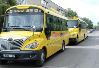 Алматыда биыл 100 мектеп автобусы сатып алынады