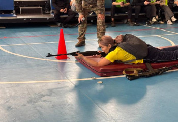 Алматыда мұғалімдер арасында әскерилендірілген эстафета өтті