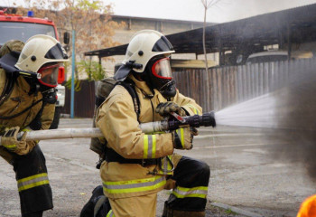 Ақмола облысында өрт болған моншадан 25 адам құтқарылды