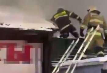 Алматыда гүл дүкені өртенді