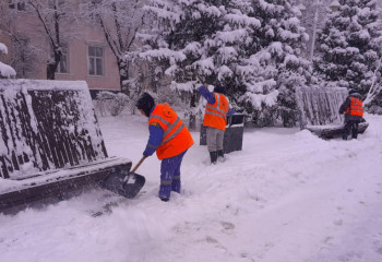 В Алматы выпало 22 см снега