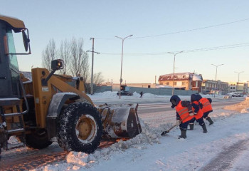 Елорда көшелеріндегі қарды күреуге 2600 жұмысшы шықты