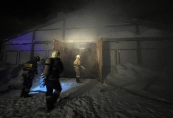 Ақмоладағы құс фабрикасында өрт шықты