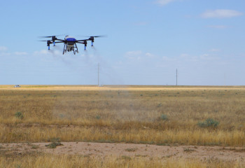 Quantity of machinery for treatment of fields against locusts increased twice as much