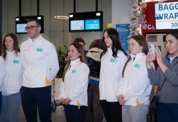 Казахстанские студенты-спортсмены отправились на Всемирную зимнюю универсиаду в Турин