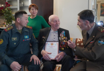 Алматыда соғыс ардагері 101 жасқа толды