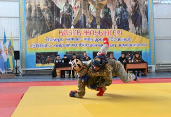 В Актау прошел чемпионат по рукопашному бою на Кубок командующего войсками РгК «Запад»