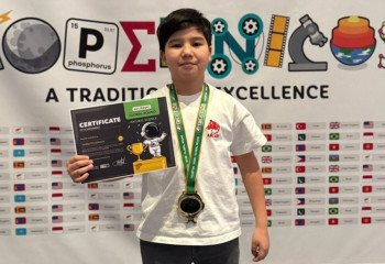 10-летний казахстанец победил на всемирной Коперниковской олимпиаде