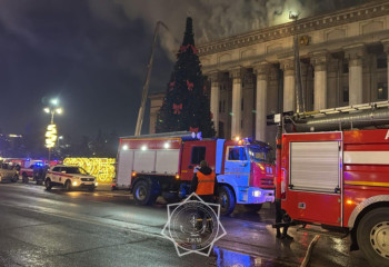 ҚБТУ ғимаратындағы өрт оқшауланды