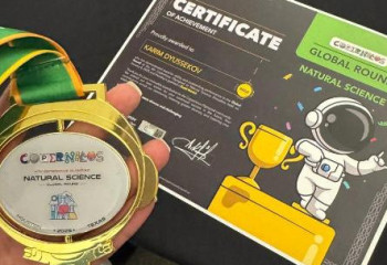 Столичный школьник завоевал золото на Всемирной олимпиаде в США