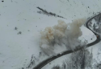 В ВКО провели профилактический спуск лавин