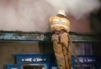 Огнеборцы потушили возгорание в СКО