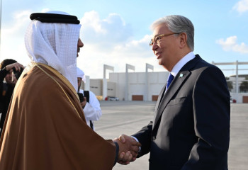 Tokayev arrives in UAE