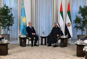 Шейх Мухаммед бен Заид Аль Нахаян поблагодарил Казахстан за участие в «Неделе устойчивого развития Абу-Даби»