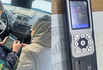 Пьяный водитель управлял маршрутным автобусом в Костанае