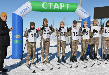 Десанттар арасында шаңғы жарысы өтті