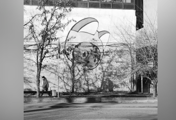 Мурал «Котёнок Гав» восстановят после ремонта фасада здания