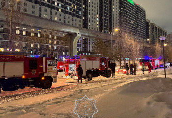 Астанада фитнес орталығынан өрт шықты