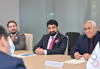 Халықаралық ауыр атлетика федерациясының делегациясы Қазақстан ҰОК кеңсесіне келді