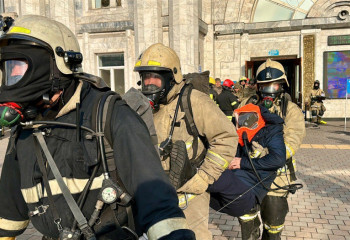 «Алматы-2» теміржол вокзалында өрт-тактикалық оқу-жаттығуы өтті
