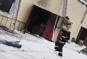 Ақтөбеде көлік жөндеу орталығында өрт шықты