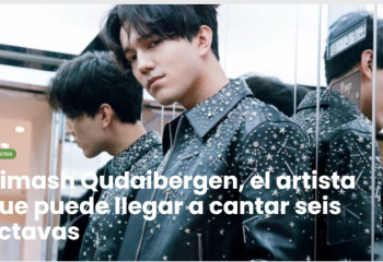 Articles about Dimash published in Billboard Argentina and Notion