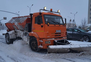 Астанадан бір күн ішінде 55 мың текше метр қар шығарылды