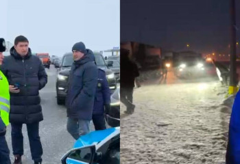 Свыше 100 полицейских обеспечивают безопасность на закрытых дорогах Акмолинской области