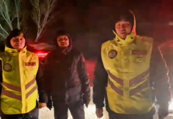 В области Абай нашли лыжника, потерявшегося в лесу во время метели